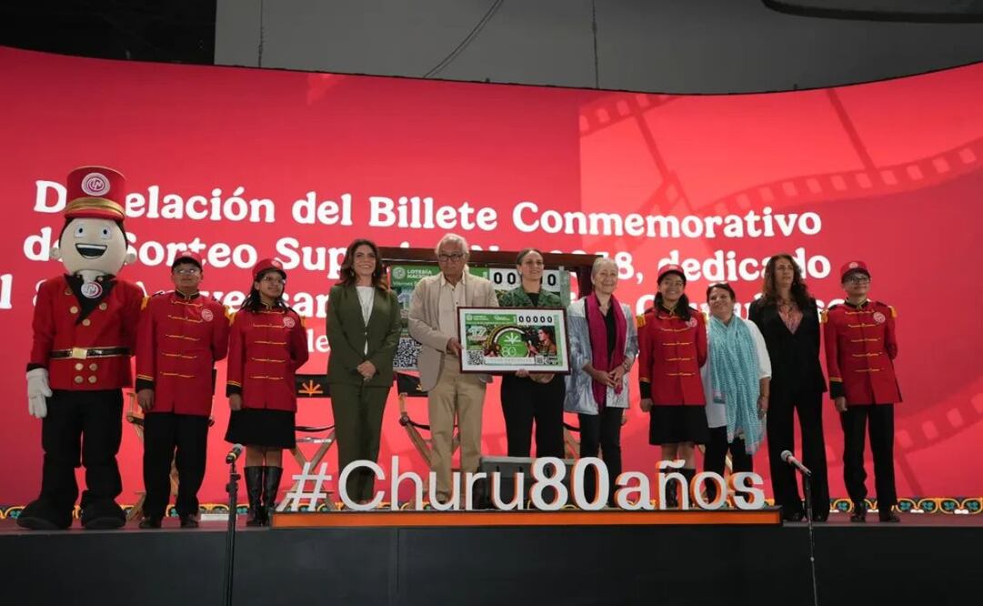 Los emblemáticos Estudios Churubusco Azteca festejan 80 años de existencia con diversas actividades y un boleto de lotería conmemorativo. Foto: @est_churubusco (Instagram)