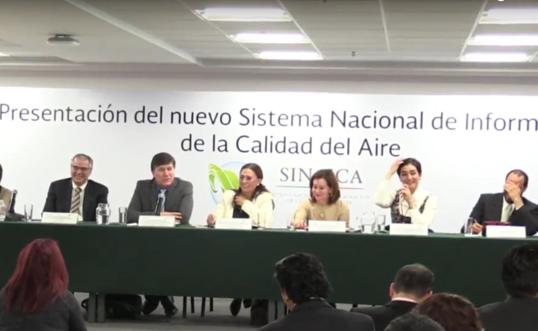 La directora general del INECC indicó que con este sistema se podrán tener elementos para estudiar la atmósfera de mejor manera. (Foto: Captura de video de INECC SEMARNAT)