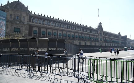 De Calderón a Pati Chapoy, las críticas a AMLO por las altas vallas en Palacio Nacional previo al 8M