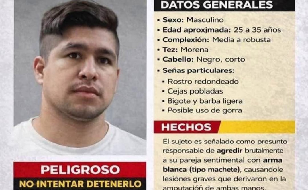 Detienen a hombre que atacó a machetazos a su exesposa en Cintalapa, Chiapas; víctima sobrevivió al ataque.
Foto: Especial.