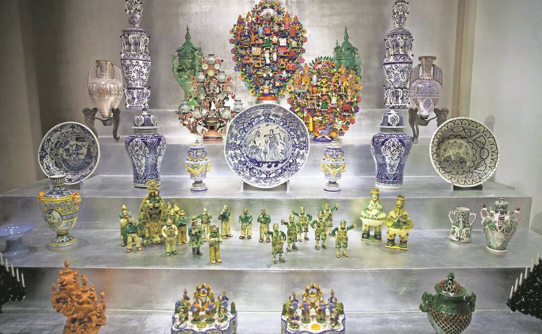 La exposición de Fomento Cultural Citibanamex se exhibirá hasta octubre en el Palacio de Iturbide. Foto: Germán Espinosa/ EL UNIVERSAL