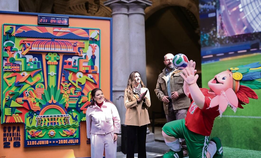 La jefa de Gobierno, Clara Brugada, recordó que se busca que el 11 de junio sea considerado día de fiesta por la inauguración del Mundial. Foto Especial