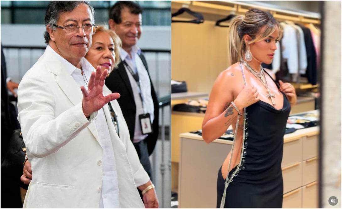Gustavo Petro y Karol G, aún presidente de Colombia y la cantante de temas como "PROVENZA" y "Tusa".
Fotos: AFP / Arnulfo Franco e Instagram, vía @karolg