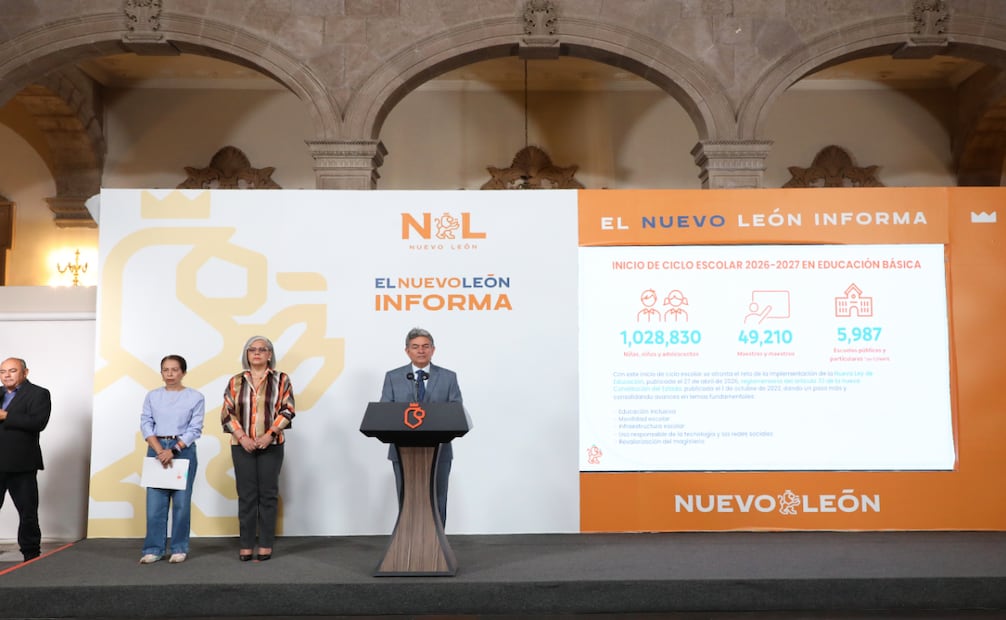 Nuevo León aplicará nueva Ley de Educación en ciclo escolar 2026-2027. Foto: Especial
