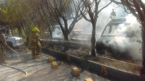 Interpondrán denuncia por quema de vehículos en Chiapas