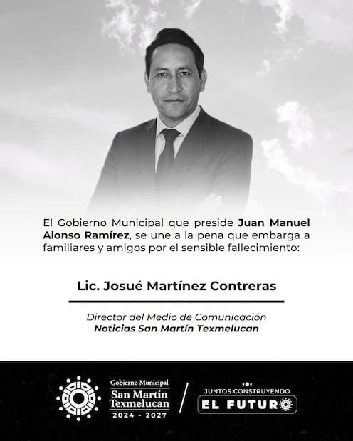Asesinan al periodista Josué Martínez en Puebla. Foto: Especial