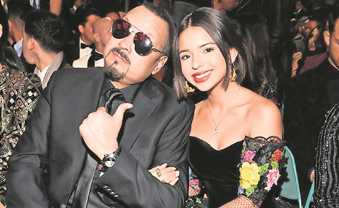 Pepe Aguilar con su hija Ángela Aguilar. Foto: Archivo/EL UNIVERSAL.