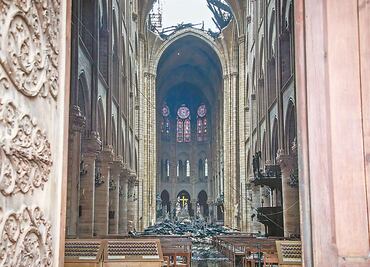 Destruido, 10% del arte en Notre Dame