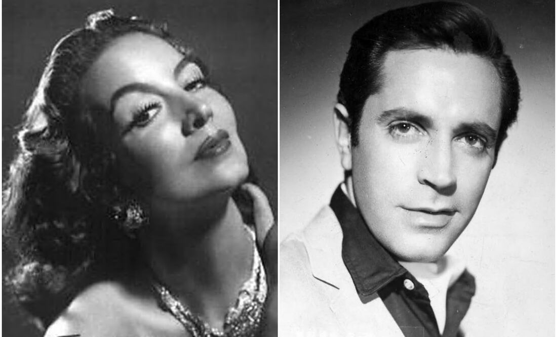 María Félix y Julio Alemán. Archivo EL UNIVERSAL