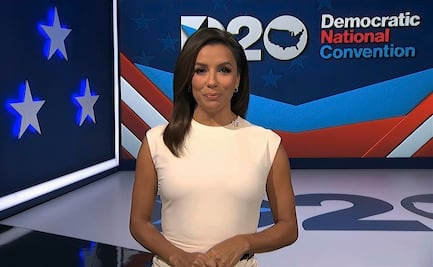 "Hay que salvar la democracia", dice Eva Longoria en convención demócrata