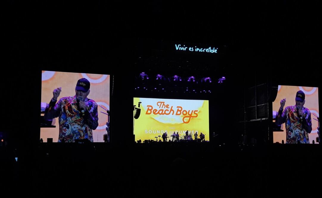 La banda de rock estadounidense The Beach Boys en el festival Remind GNP 2025. Foto: David Rosas Lira / EL UNIVERSAL