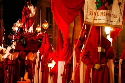 Así es la Procesión del Silencio en San Luis Potosí