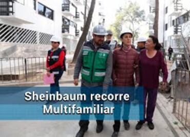 Finalización de reconstrucción en Multifamiliar, con atraso de un mes: Sheinbaum