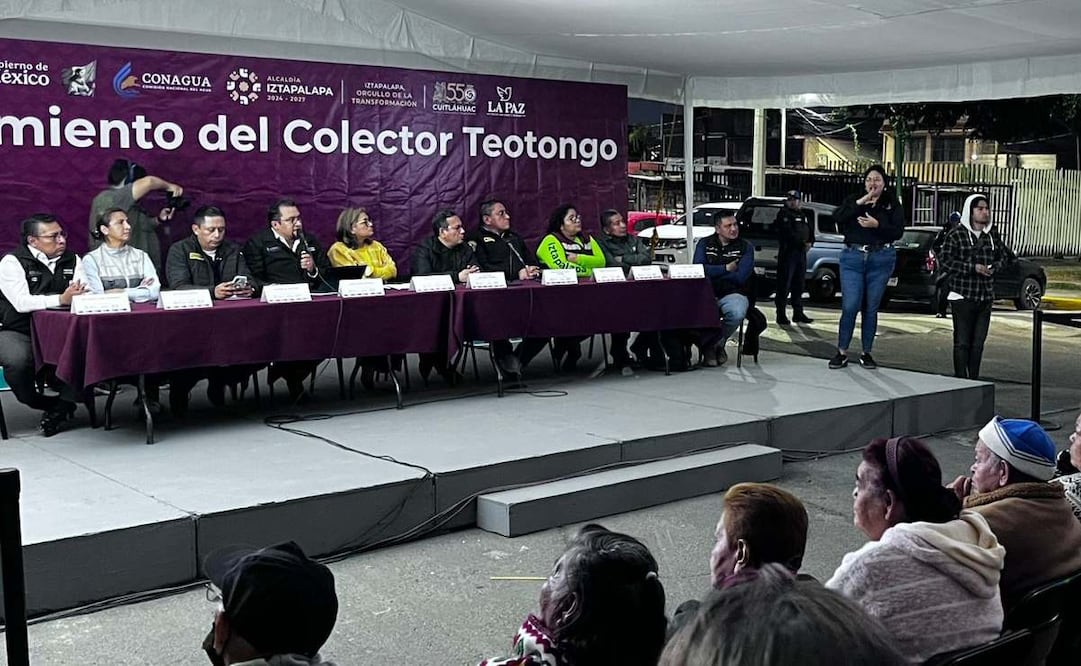 Conagua informa que el reforzamiento del Colector Teotongo se dividirá en tres tramos.
Foto: Especial.