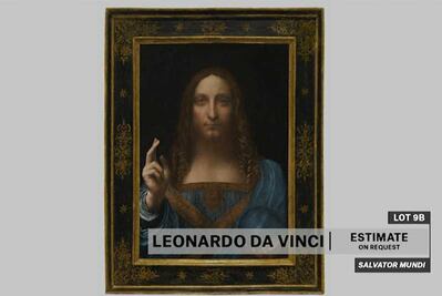 Obra de Da Vinci marca récord histórico en subasta