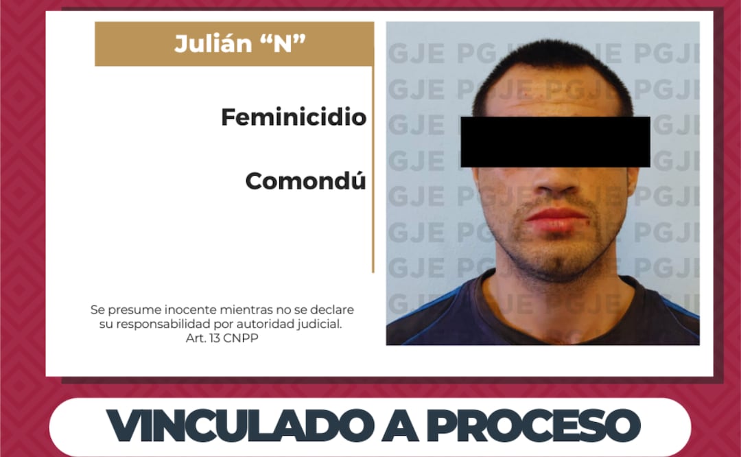 Antonio “N” es vinculado a proceso por el feminicidio de su madre en Baja California Sur (10/07/2025). Foto: Especial