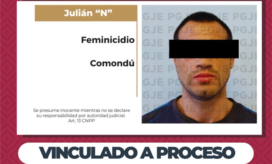 Antonio “N” es vinculado a proceso por el feminicidio de su madre en Baja California Sur (10/07/2025). Foto: Especial