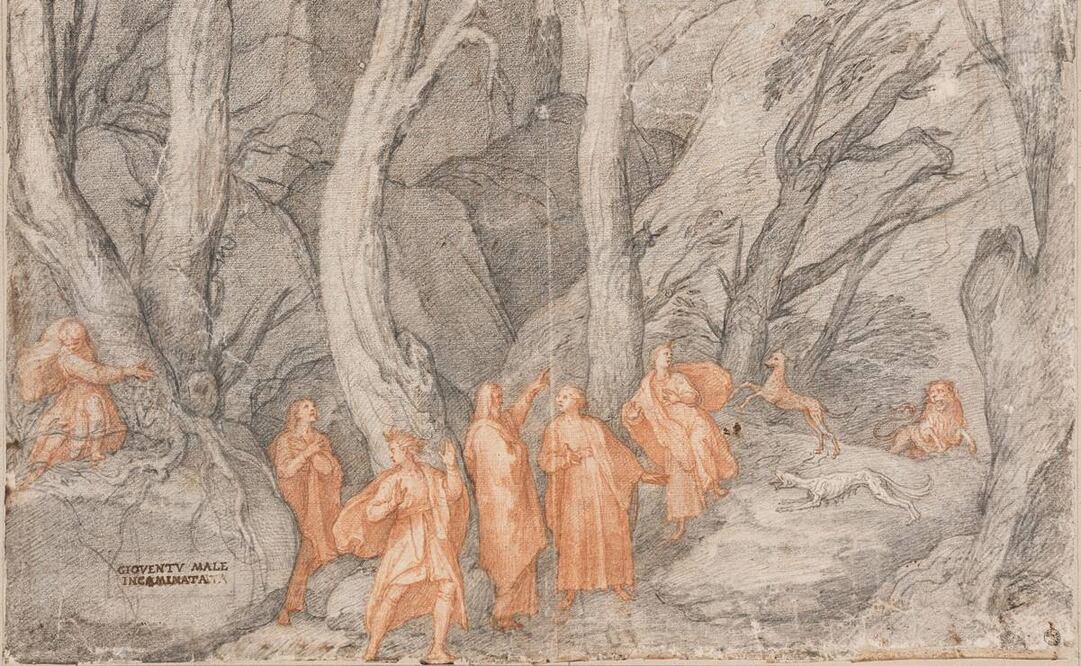 Son 88 dibujos realizados entre 1586 y 1588 por el pintor italiano Federico Zuccari. Foto: EFE 