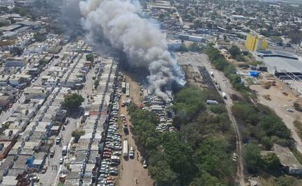 Activan Plan Marina en su fase de auxilio; buscan la sofocación del incendio en Altamira, Tamaulipas