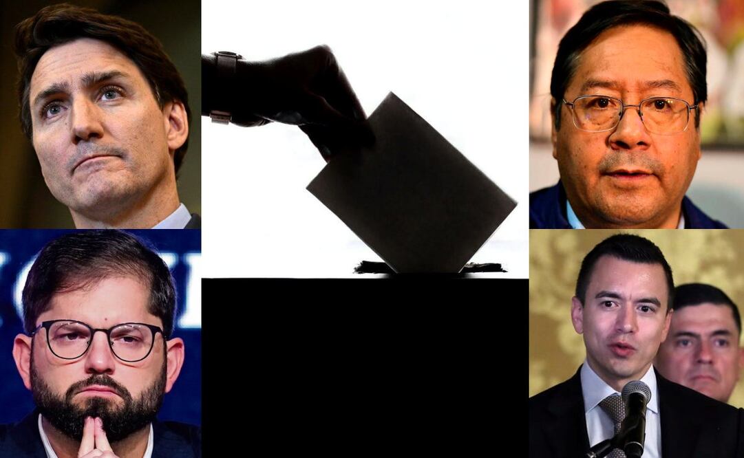 Países como Canadá, Chile, Bolivia y Ecuador celebrarán elecciones durante 2025. Foto: Archivo/EL UNIVERSAL