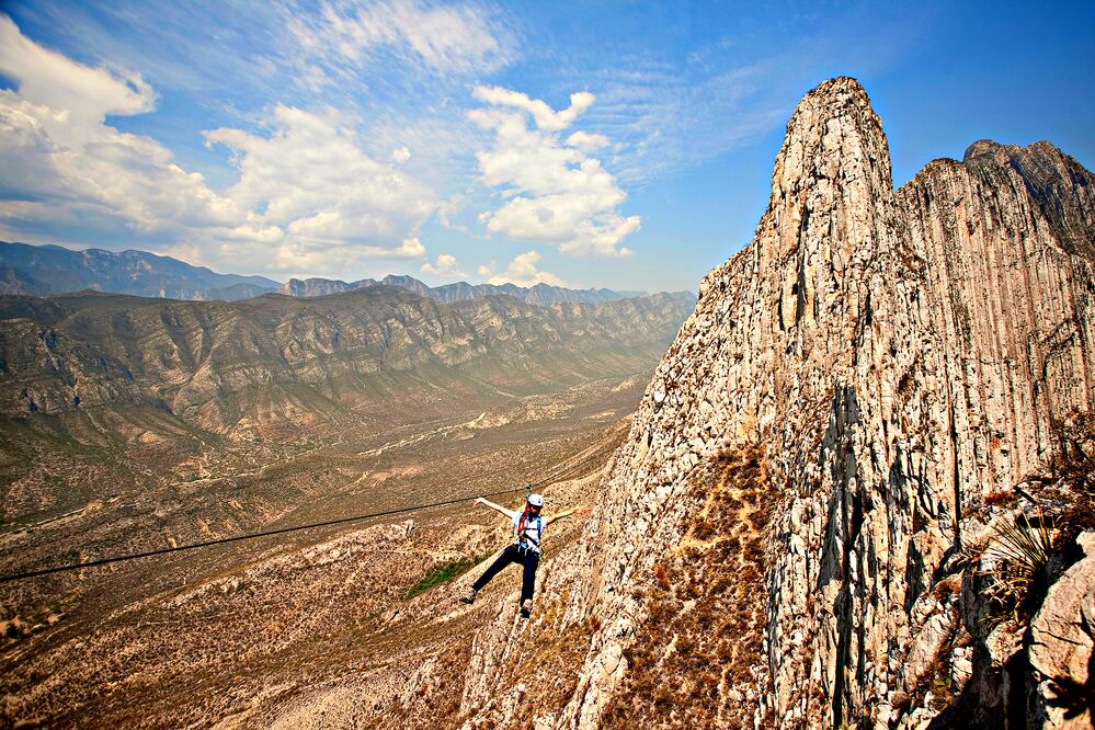 Parque La Huasteca. La reserva pertenece al Parque Nacional Cumbres de Monterrey. (Foto: Turismo Nuevo León)
