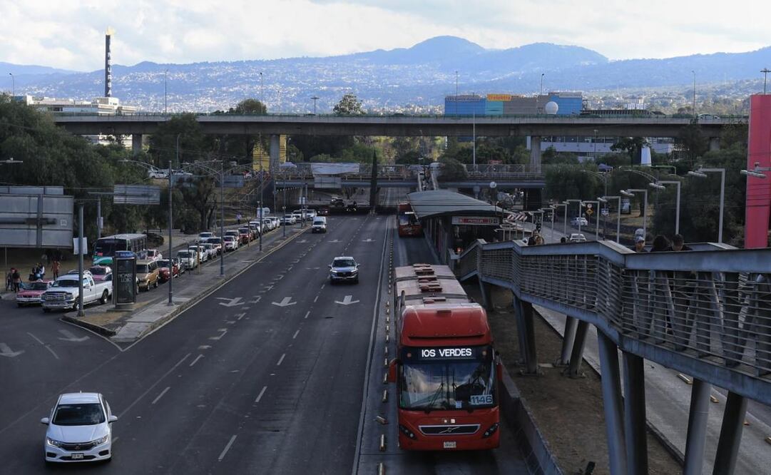 Aspectos de la calidad del aire desde el sur de la CDMX (09/01/2025). Foto: Fernanda Rojas/ EL UNIVERSAL