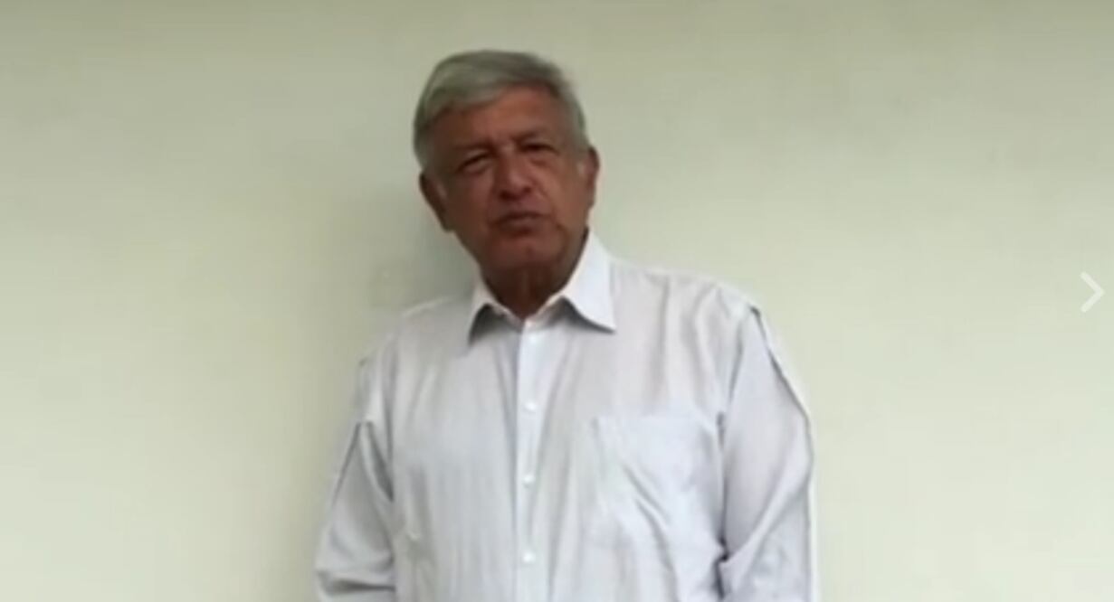 El dirigente nacional de Morena, Andres Manuel López Obrador, expuso que la vía electoral es la correcta (Foto: tomada de video)