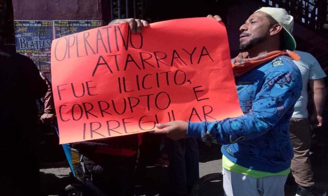 Trabajadores de bares ubicados en el Edomex bloquean Periférico Norte, realizaron una nueva protesta. (Foto: Rebeca Jiménez)