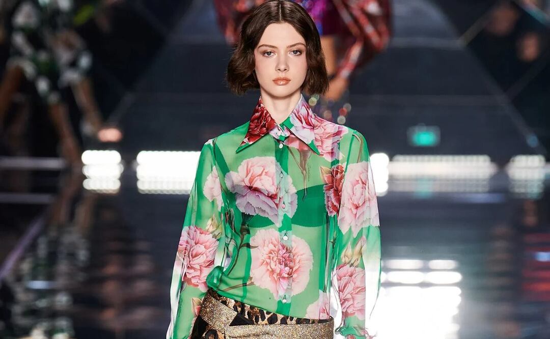 Los estampados de esta primavera no son muy clásicos ni minimalistas. Foto: Dolce & Gabbana