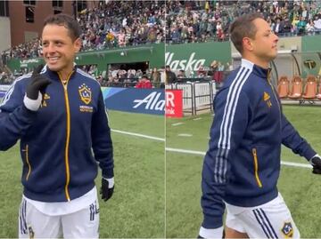 Chicharito Hernández se enganchó con aficionados en Portland