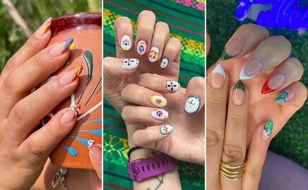Diseños de uñas para deslumbrar con tu mani en el mes patrio