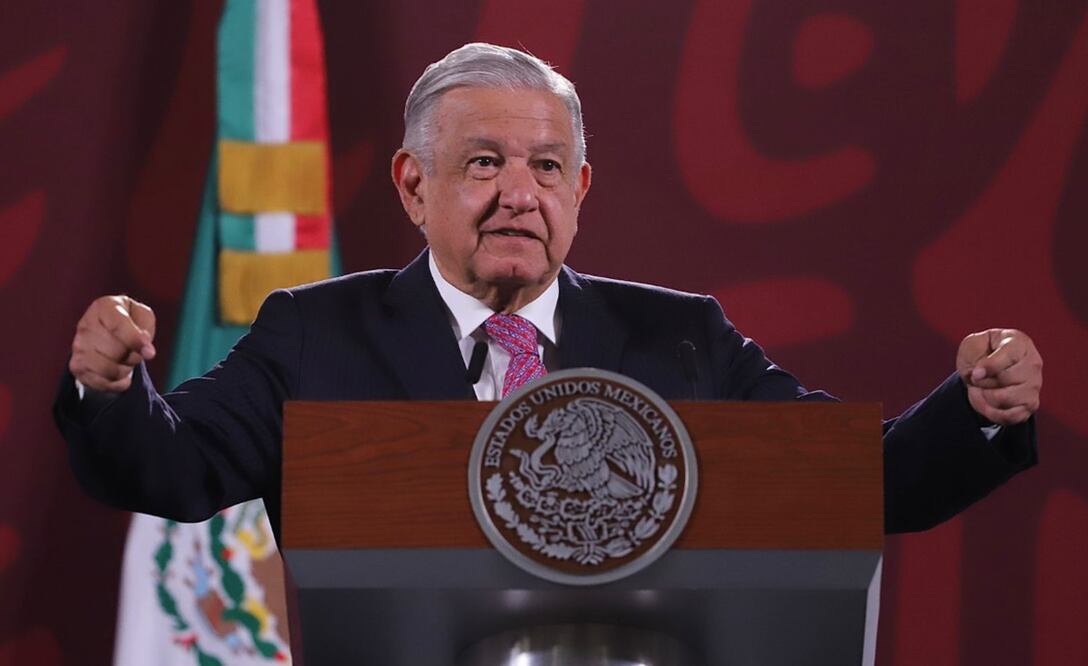 El presidente López Obrador reiteró que en diciembre del próximo año se inaugurará esta obra insignia de su gobierno. Foto: Berenice Fregoso