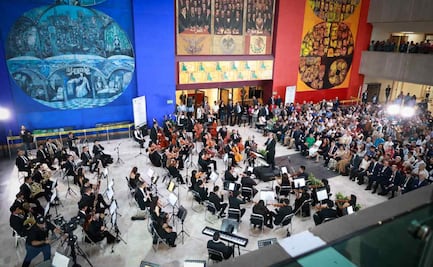 Orquesta Sinfónica del Estado de Hidalgo ofrece concierto en San Lázaro
