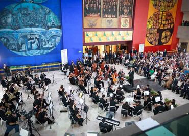 Orquesta Sinfónica del Estado de Hidalgo ofrece concierto en San Lázaro