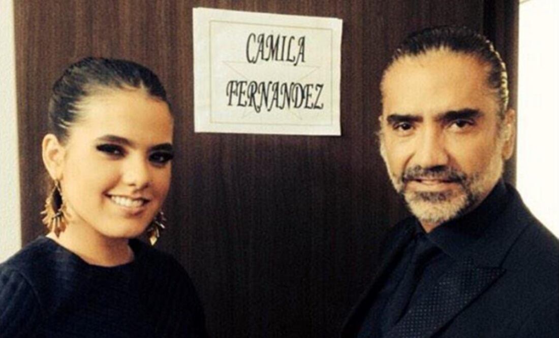 "Mi papá me está dando los mejores consejos, es el mejor maestro; él ya sabía que iba a ocurrir esto porque se lo hice saber desde pequeña, y claro que me apoya", comentó. FOTO: Twitter @CamiFdzOficial