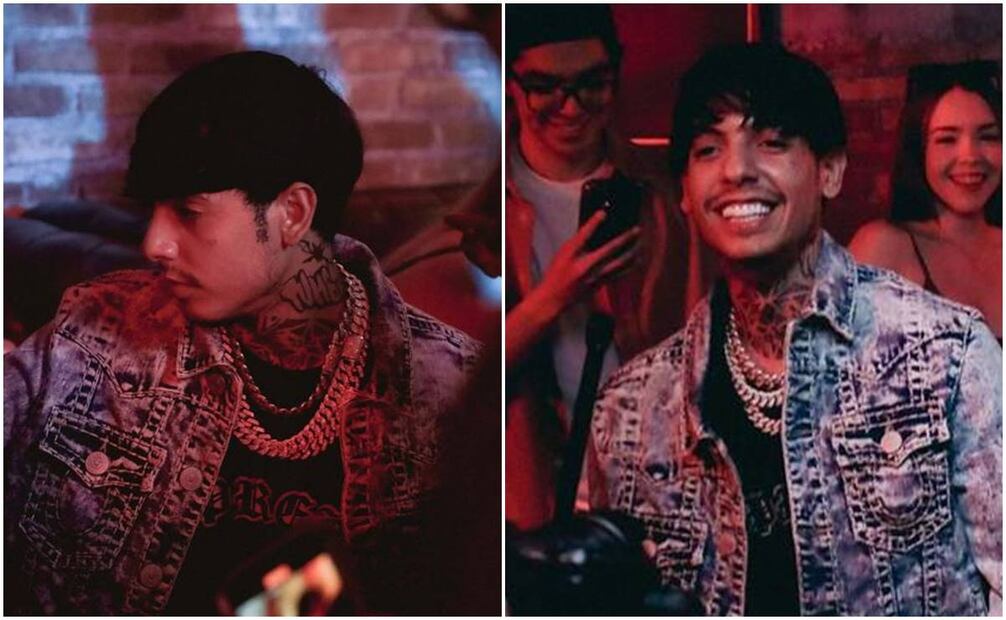 Natanael Cano con cabello largo.