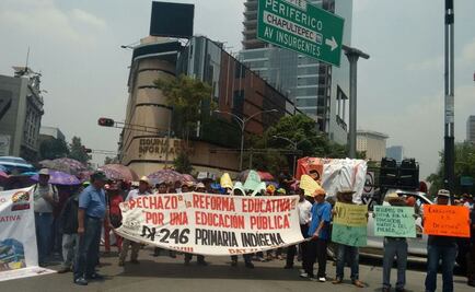 Amplían cierre vial en zona Centro por marcha de CNTE