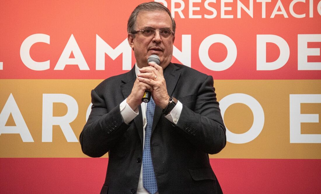 Presentación del libro "El Camino de México" de Marcelo Ebrard en el Palacio de Minería. Foto: Gabriel Pano/ EL UNIVERSAL