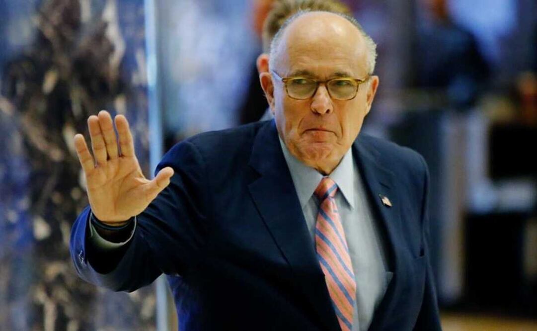 El convenio fue firmado en 2022 con el exalcalde de Nueva York, Rudolph Giuliani. Foto: Archivo/EL UNIVERSAL 