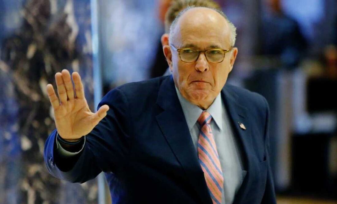 El convenio fue firmado en 2022 con el exalcalde de Nueva York, Rudolph Giuliani. Foto: Archivo/EL UNIVERSAL