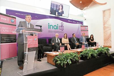 Inai presenta libro Libertad de Expresión 