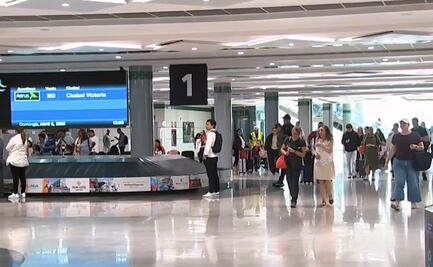 "Aunque a algunos no les guste"; Sheinbaum comparte video con alta afluencia en el AIFA durante Semana Santa