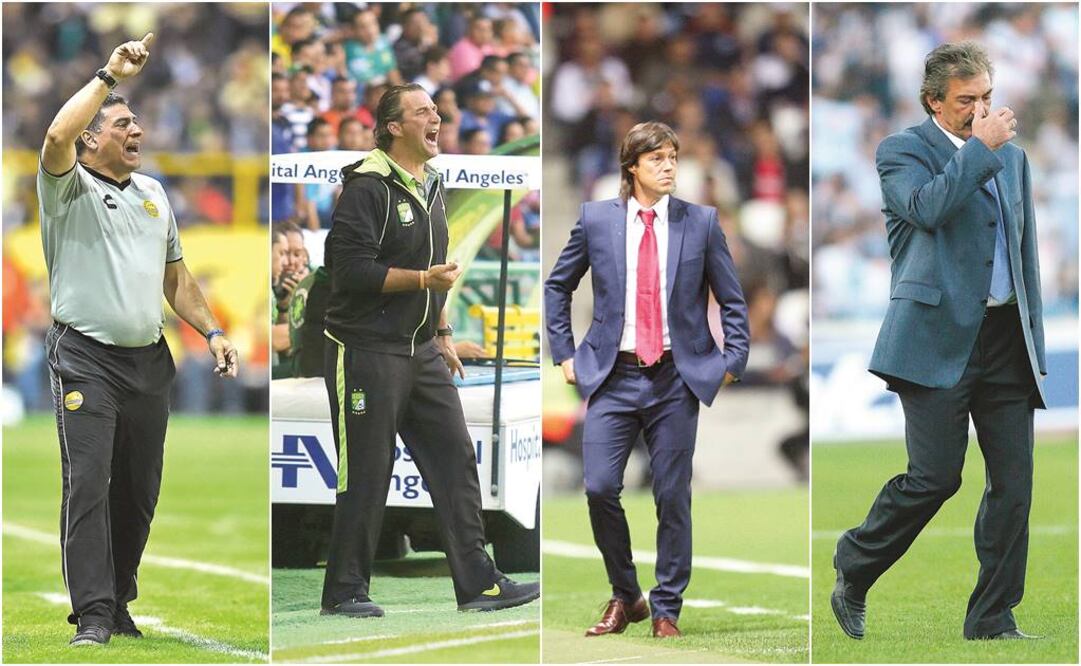 Luis F. Suárez, Juan A. Pizzi, Matías Almeyda y Ricardo La Volpe (Especial)