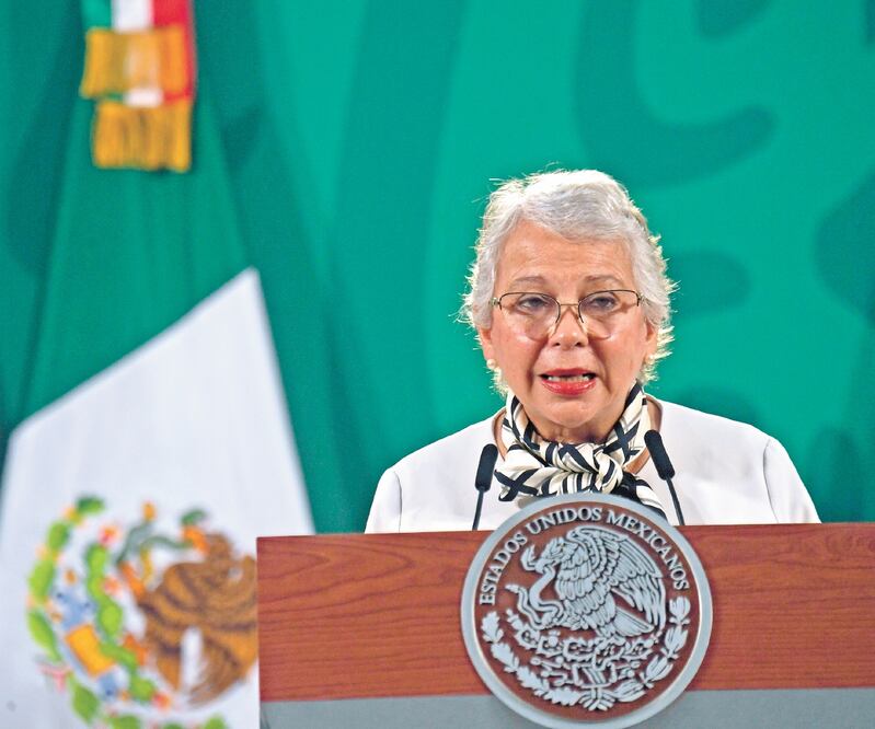 Olga Sánchez Cordero, en el Foro Generación e Igualdad de la ONU. Foto: ARMANDO MARTÍNEZ. EL UNIVERSAL