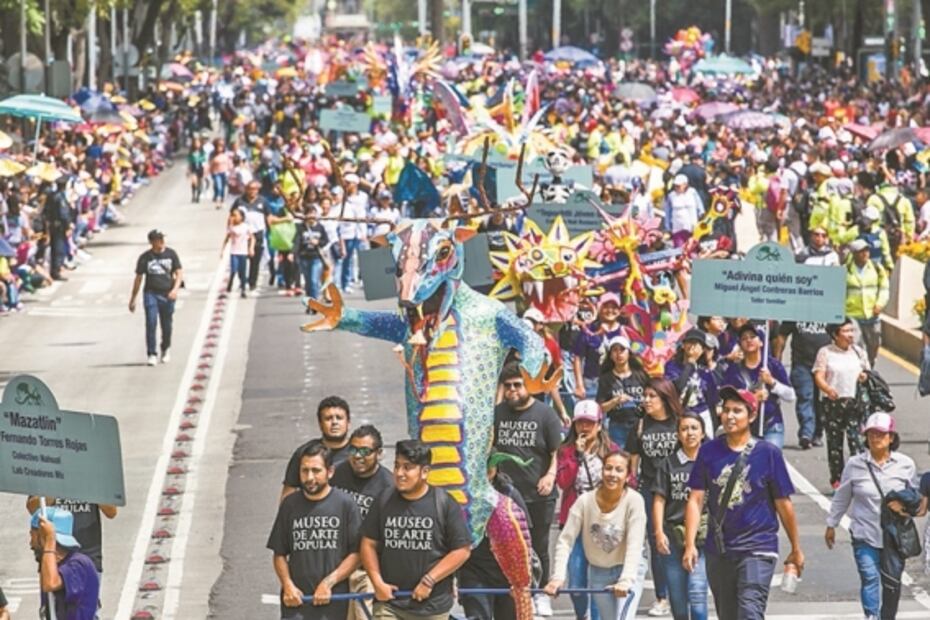 Paseo de alebrijes maravilla a los capitalinos