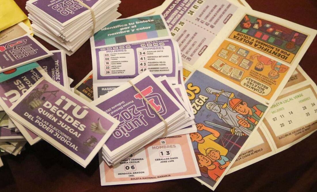 En los apartados del acordeón se incluyen los nombres de Lenia Batres, Yasmín Esquivel y Loretta Ortiz, entre otros candidatos. Foto: Cuartoscuro