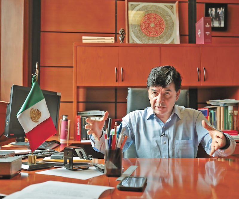 En la foto: Jesús Ramírez Cuevas, vocero del Gobierno de la República. JUAN BOITES. EL UNIVERSAL