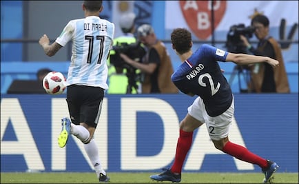 Golazo de Pavard para el 2-2 de Francia vs Argentina