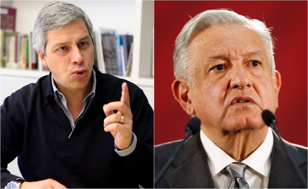 Claudio X. González, de Mexicanos contra la Corrupción, y el presidente Andrés Manuel López Obrador. Foto: Especial
