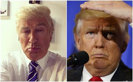 Alec Baldwin reta a Donald Trump con "apestosa" imitación